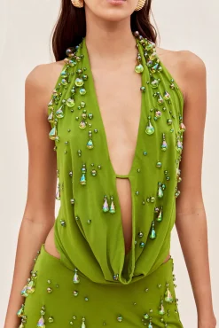 Cult Gaia Dresses>ISSEY DRESS - Olea