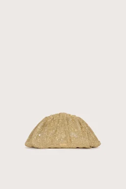 Cult Gaia Mini Bags|Clutches>JAALA MINI RHINESTONE CLUTCH - Light Gold