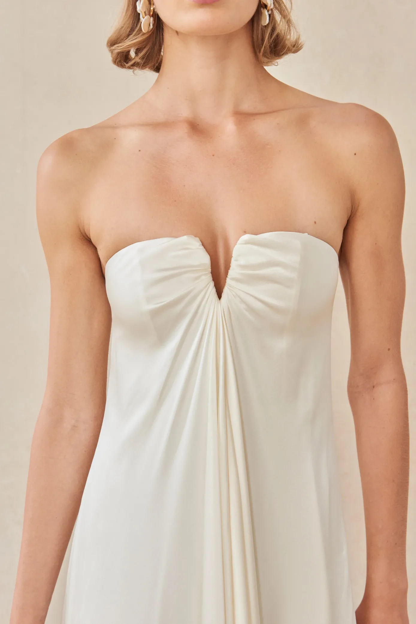 Cult Gaia Gowns>JANELLE GOWN - Off White