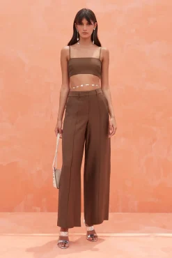 Cult Gaia Sets|Bottoms>JANINE PANT - Affogato