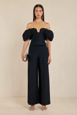 Cult Gaia Bottoms>JANINE PANT - Black
