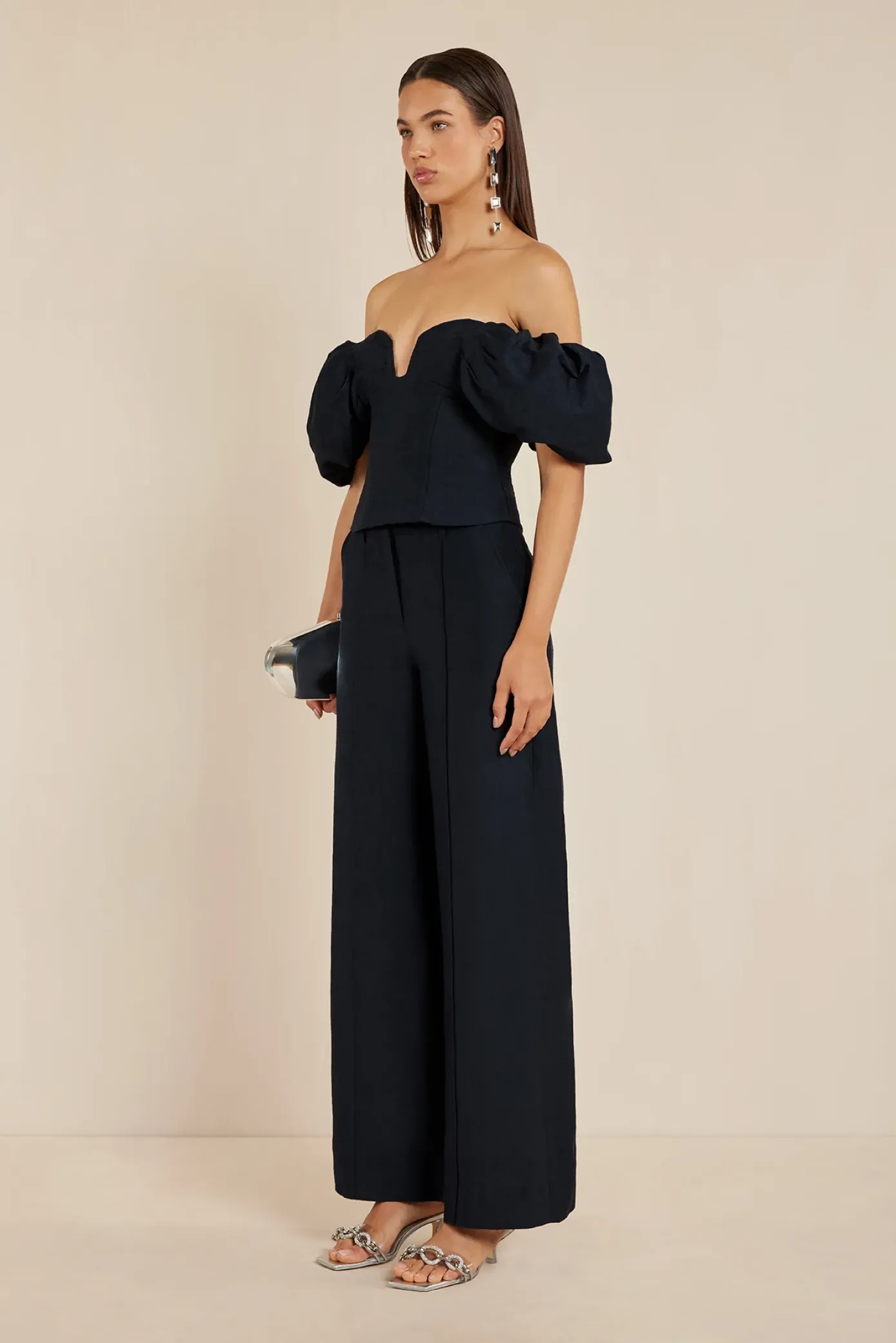 Cult Gaia Bottoms>JANINE PANT - Black