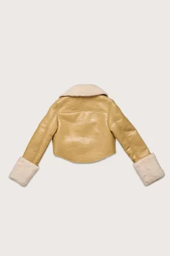 Cult Gaia Kids>JAY KIDS JACKET - Tawn