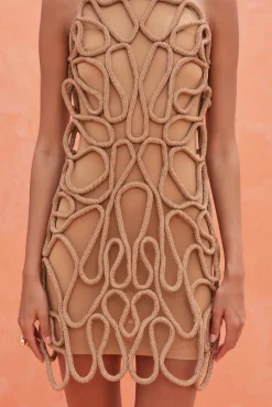 Cult Gaia Dresses>JEMIMA DRESS - Champagne