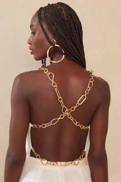 Cult Gaia Sets|Tops>JOEY TOP - Off White