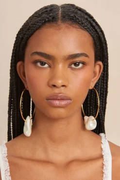 Cult Gaia Earrings|Jewelry>JUNO EARRING - Pearl