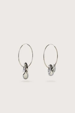 Cult Gaia Earrings|Jewelry>JUNO EARRING - Shiny Silver