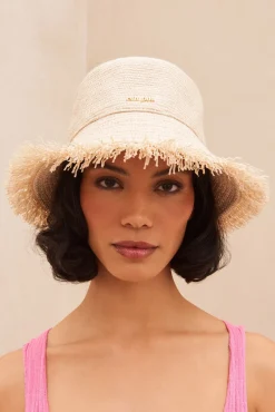Cult Gaia Hats|Accessories>KUMI HAT - Cream