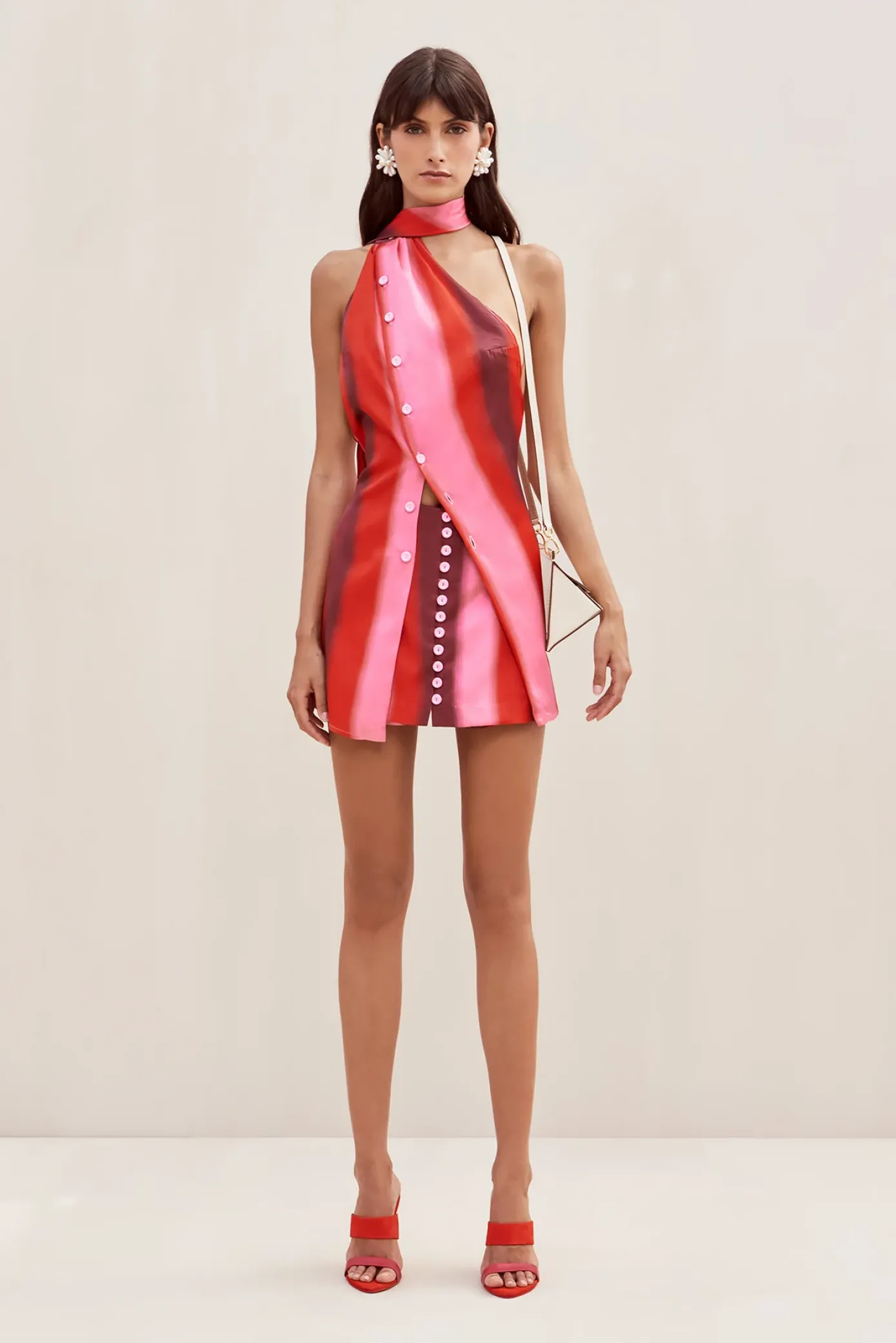 Cult Gaia Sets|Bottoms>LEILANI SKORT - Lollipop Multi