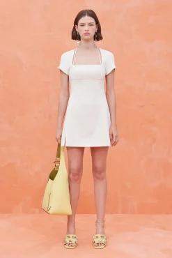 Cult Gaia Dresses>LEONORA DRESS - Off White