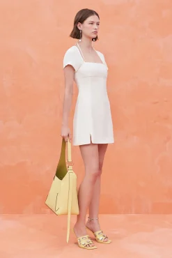 Cult Gaia Dresses>LEONORA DRESS - Off White