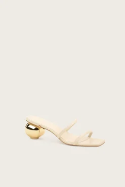 Cult Gaia Sandals|Shoes>LEORA SANDAL - Off White