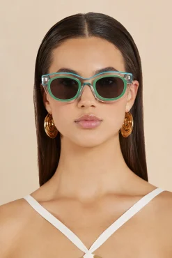 Cult Gaia Sunglasses|Accessories>LILI SUNGLASSES - Clear