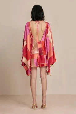 Cult Gaia Dresses>MADRIGAL DRESS - LOLLIPOP MOSAIC Lollipop Multi
