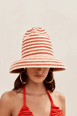 Cult Gaia Hats|Accessories>MAGDA HAT - Lollipop Multi