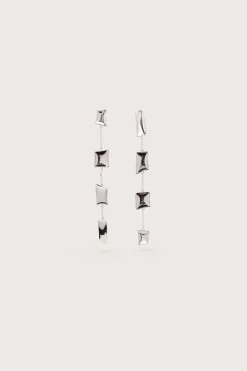 Cult Gaia Earrings|Jewelry>MALAYA EARRING - Shiny Silver