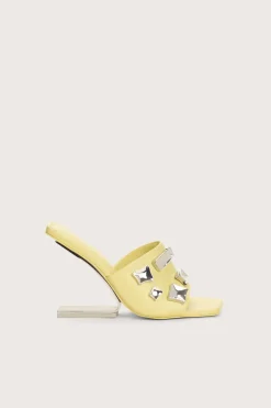 Cult Gaia Sandals|Shoes>MALAYA SANDAL - Lemon Sorbet
