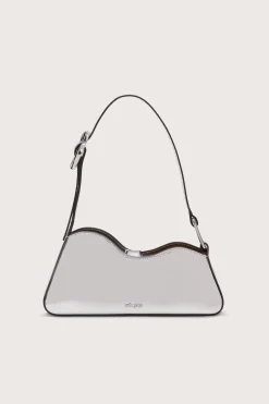 Cult Gaia Shoulder Bags>MALVI SHOULDER - Silver