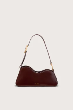 Cult Gaia Shoulder Bags>MALVI SHOULDER BAG - Espresso