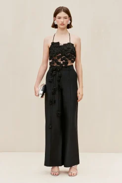 Cult Gaia Tops>MARGAUX TOP - Black