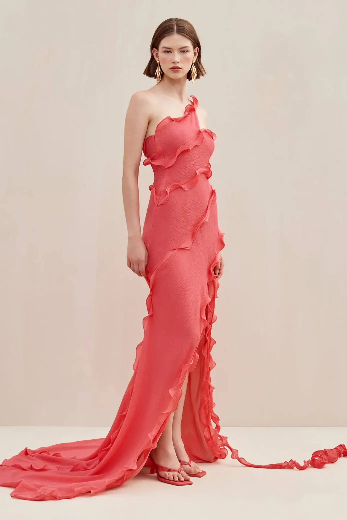 Cult Gaia Dresses|Gowns>MICOLA GOWN - Sunkiss