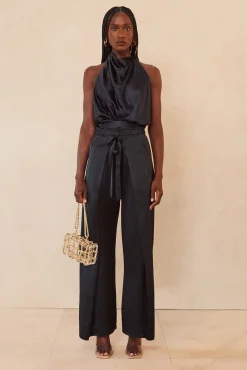 Cult Gaia Bottoms>NAOMI PANT - Black