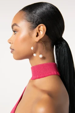 Cult Gaia Earrings|Jewelry>NUBIA EARRING - Pearl