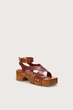 Cult Gaia Shoes>PEPPA CLOG - Mahogany