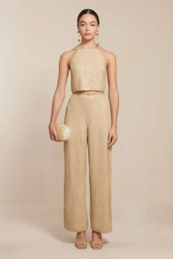 Cult Gaia Tops>POLI TOP - Champagne