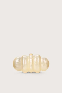 Cult Gaia Clutches>PUFFER CLUTCH - Ivory