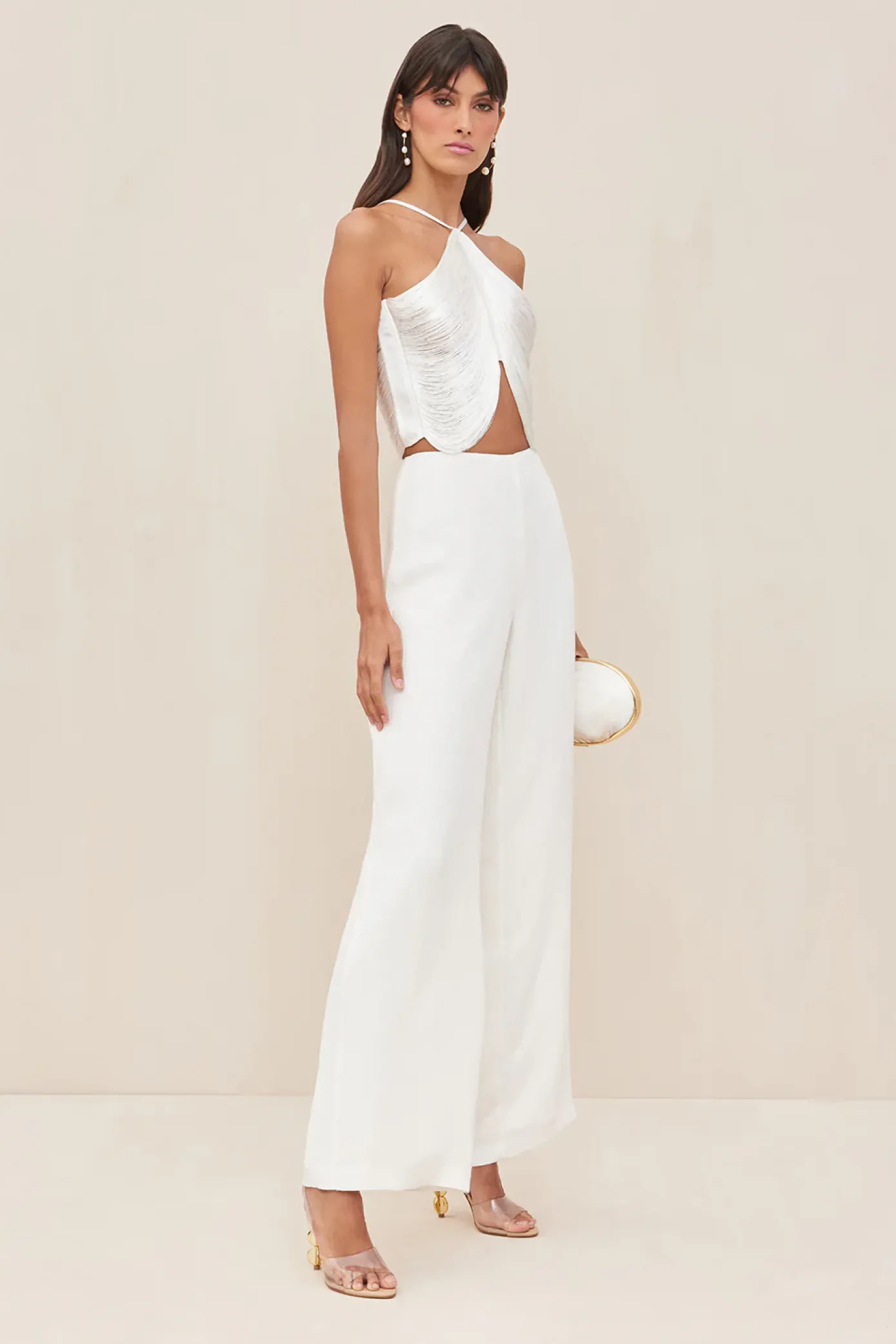 Cult Gaia Tops>QUELLA TOP - Off White