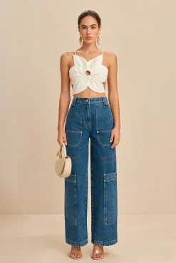 Cult Gaia Tops>RACHEL TOP - Off White