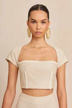 Cult Gaia Tops>RAFAELA TOP - Beach