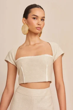 Cult Gaia Tops>RAFAELA TOP - Beach