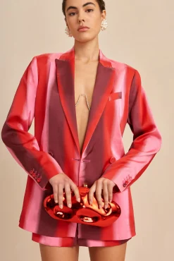 Cult Gaia Outerwear|Sets>RENE JACKET - Lollipop Multi