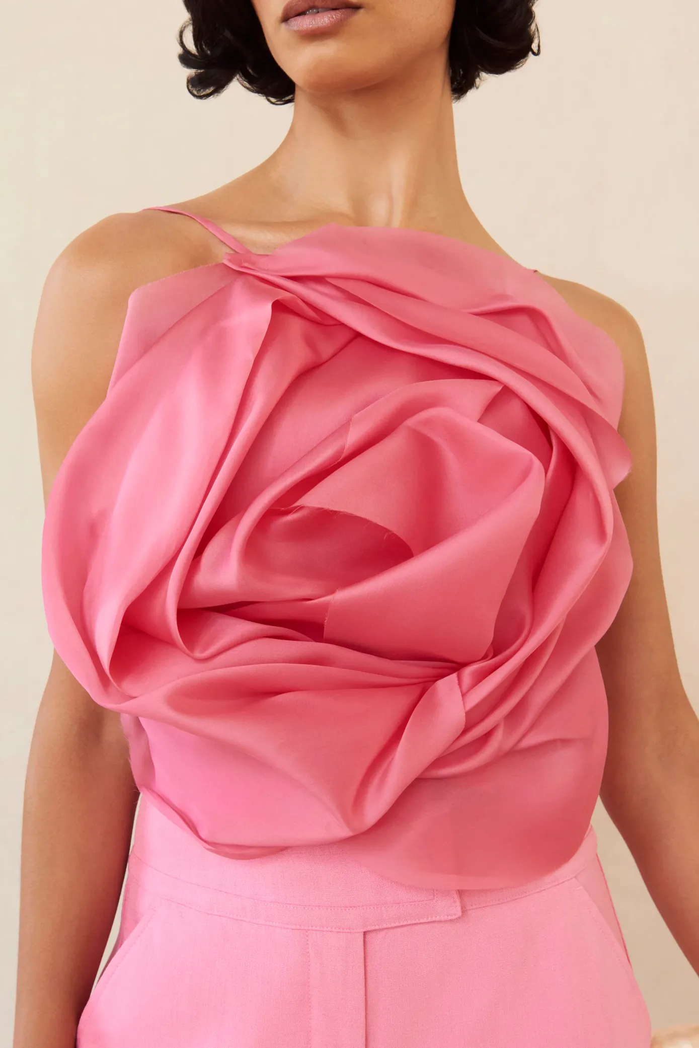 Cult Gaia Tops>ROSA TOP - Rosado