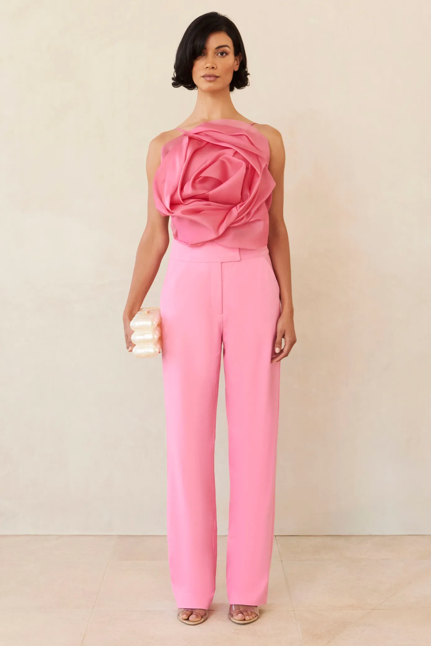 Cult Gaia Tops>ROSA TOP - Rosado