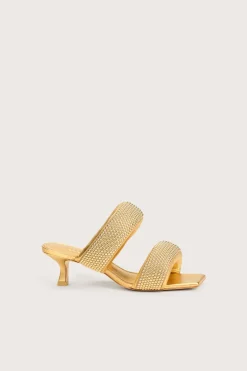Cult Gaia Sandals|Shoes>RUE SANDAL - Shiny Brass