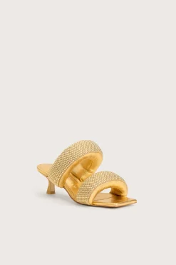 Cult Gaia Sandals|Shoes>RUE SANDAL - Shiny Brass