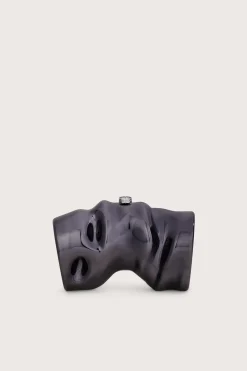 Cult Gaia Clutches>SCRUNCH CLUTCH - Black
