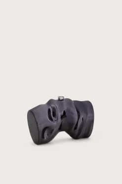 Cult Gaia Clutches>SCRUNCH CLUTCH - Black