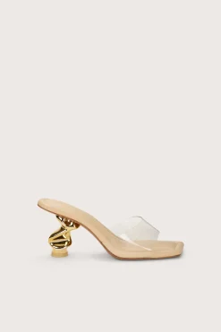 Cult Gaia Evening|Sandals>SCRUNCH SANDAL - Natural
