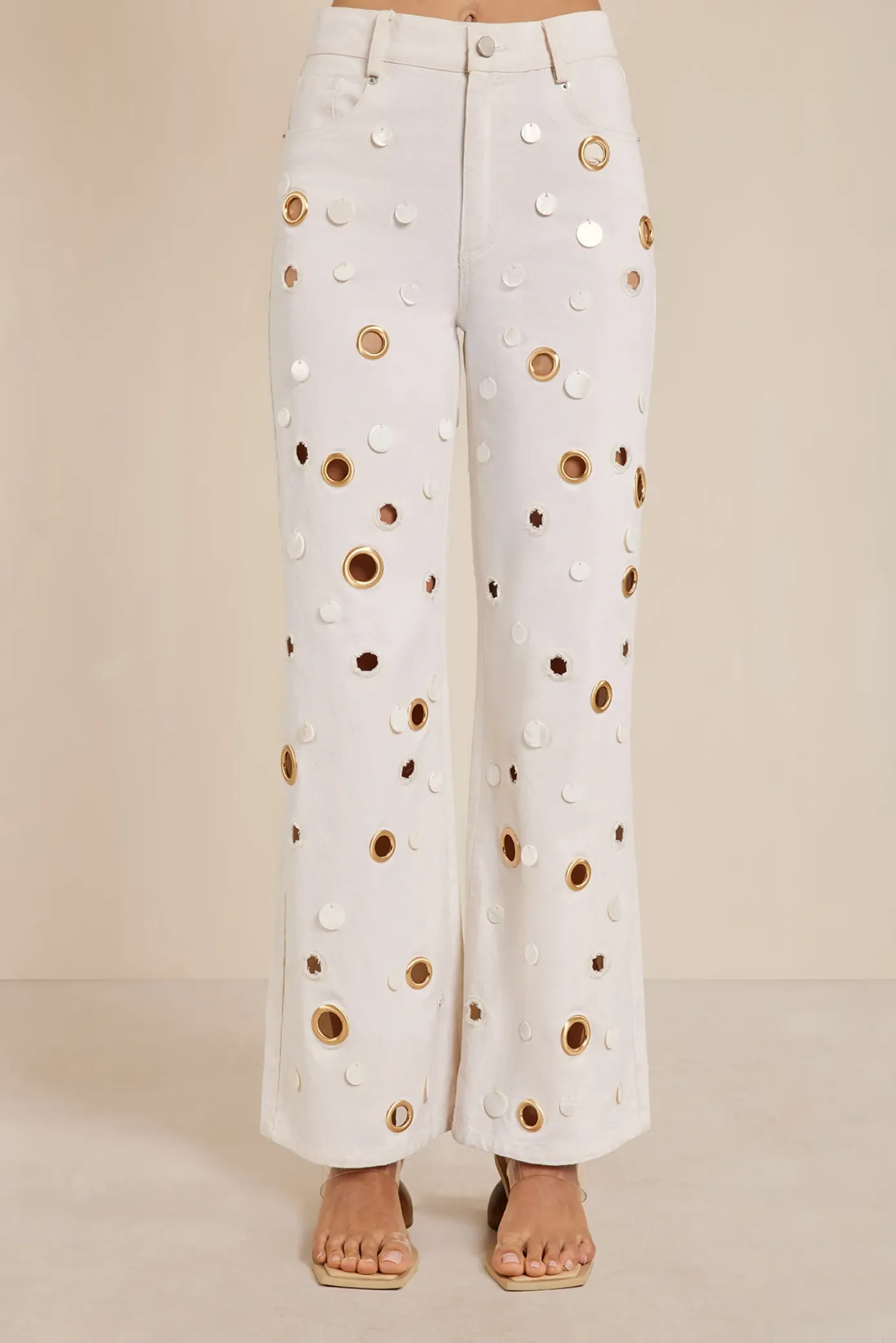 Cult Gaia Bottoms>SEDNA PANT - Off White