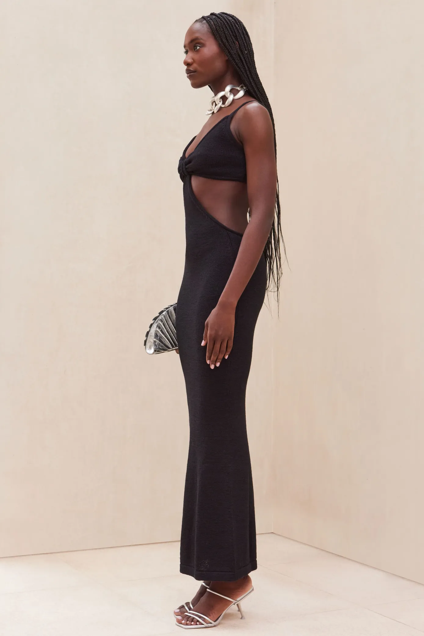 Cult Gaia Knits>SERITA DRESS - Black