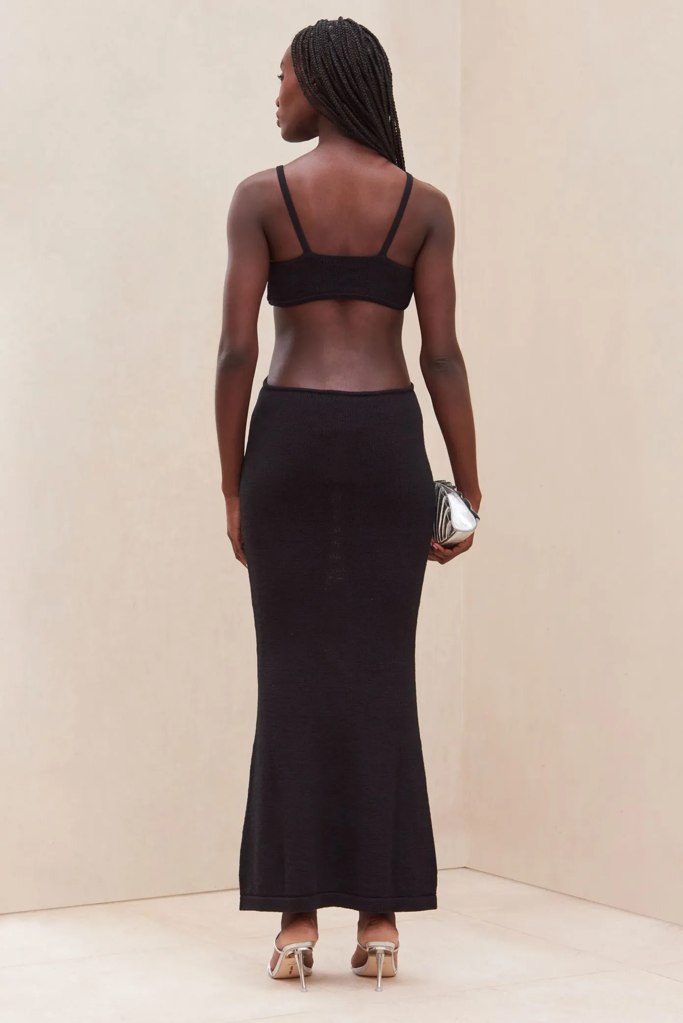 Cult Gaia Knits>SERITA DRESS - Black