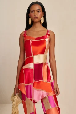 Cult Gaia Sets|Tops>SHALIA TOP - LOLLIPOP MOSAIC Lollipop Multi