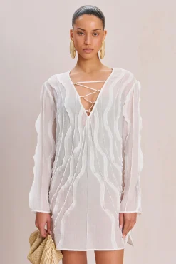 Cult Gaia Cover Ups>SHEMARIAH COVERUP - Off White