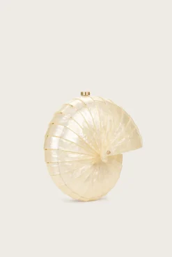 Cult Gaia Mini Bags|Clutches>SIRENA CLUTCH - Ivory