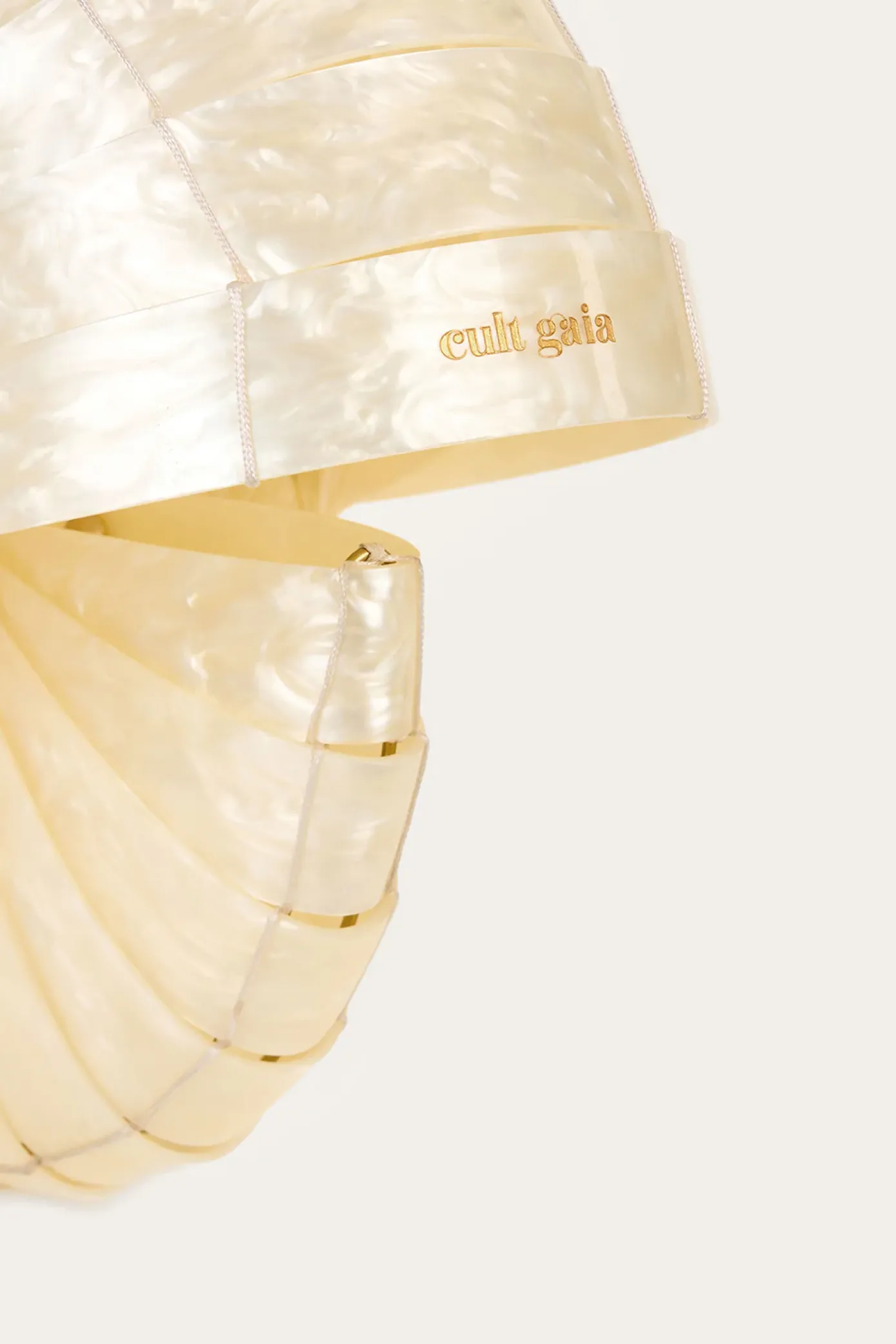 Cult Gaia Mini Bags|Clutches>SIRENA CLUTCH - Ivory