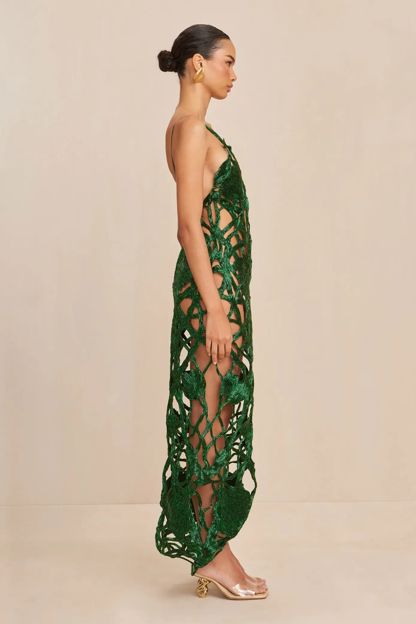 Cult Gaia Gowns|Dresses>SITA GOWN - Malachite